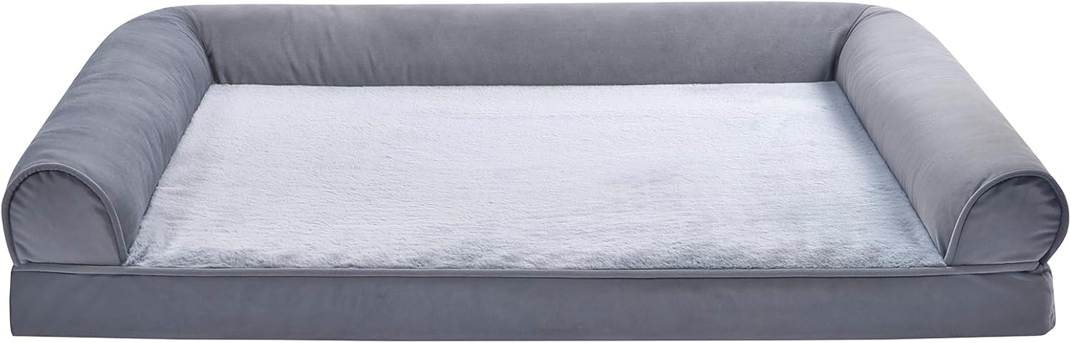 Amazon Basics U-shape bolster dog bed medium